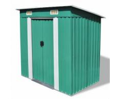 vidaXL Abri de jardin Métal Vert