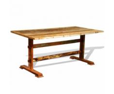 vidaXL Table de salle à manger vintage Bois recyclé
