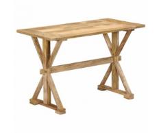 vidaXL Table de salle à manger 140x70x76 cm Bois de manguier massif