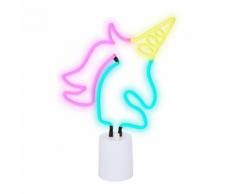 UNICORN - Lampe à poser Néon Licorne Rose/Jaune/Turquoise H45cm - Lampe à poser Sunnylife designé par -
