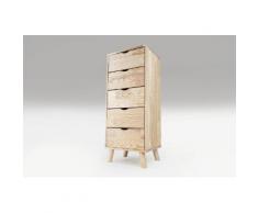 Chiffonnier 5 tiroirs Viking Scandinave bois Brut