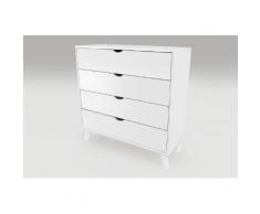 Commode Viking scandinave bois Blanc