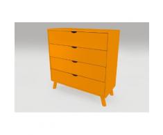 Commode Viking scandinave bois Orange