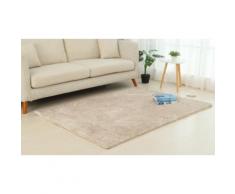 :2 tapis à poils longs 60 x 120 cm / beige