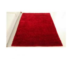 : 1 tapis à poils longs 160 x 230 cm / rouge