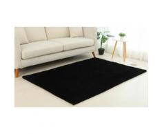: 1 tapis à poils longs 120 x 170 cm / noir