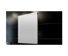 Miroir salle de bain LED : 60 x 80 cm