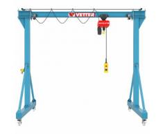 Portique mobile en PA avec chariot électrique, levée de précision 1,3 m/min ,Vetter