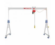 Portique en aluminium ALU1 avec palan électrique ,Vetter