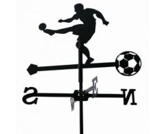 "Girouette Footballeur en fer forgé petit modèle"