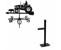 "Girouette Fermier Grand Modèle + Support Universel"