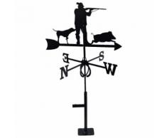 "Girouette Chasseur grand Modèle + Support Universel"