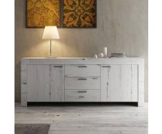 NOUVOMEUBLE Enfilade contemporaine couleur chêne blanchi LOGGIA 2