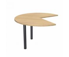 table de reunion de proximite pieds fixes chene clair,