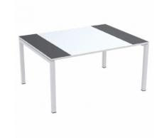 table réunion easy office 150x114 pied blc plateau blc/anth.,