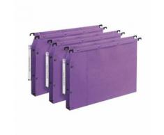 Elba Oblique - 25 Dossier suspendu kraft à boutons-pression ultimate - Pour armoire - Fond 30 mm