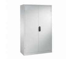 armoire à outils à portes battantes, gris clair, p 600mm,