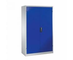 armoire à outils à portes battantes, bleu gentiane, p 500mm,