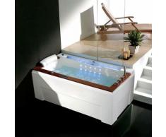 Baignoire balnéo rectangulaire G-Sumba whirlpool 26 jets