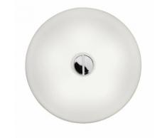 BUTTON-Applique ou Plafonnier de salle de bain 40cm Blanc FLOS - design par Piero Lissoni