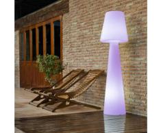 LOLA-Lampe de sol d'extrieur rechargeable RGB H110cm Blanc New Garden