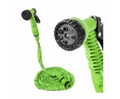 Tuyau d'arrosage extensible rétractable flexible + pistolet 22,5 mètres