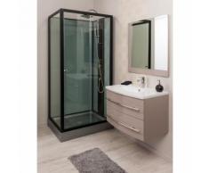 Cabine de douche NON HYDRO ASTORIA GRIS VERT 100X80