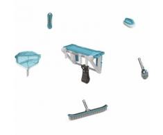 Ensemble de six accessoires piscine