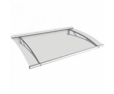 Auvent marquise de porte, 150 x 95 cm, LT-Line, transparent, fixations inox