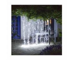 Rideau lumineux à LED électrique 2 x 4 m - Blanc froid - 2 x 4 m