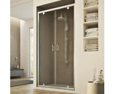 Porte Douche 100CM H185 granité C modèle Sintesi 2 Portillons
