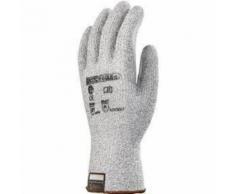 Gants anticoupure 5/5 et anti-chaleur Eurotechnique 7010 (lot de 10 paires de gants) Gris 7