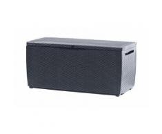 Coffre de jardin en résine gris anthracite TROPIC 305 L