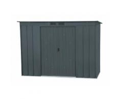 Duramax - Abri de jardin en métal gris anthracite 3,23 m2 - DUPENT84PR