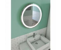 Miroir salle de bain LED auto-éclairant CIRCLE LIGHT diamètre 59cm