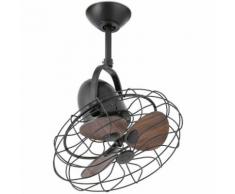 Ventilateur de plafond modèle KEIKI-Marron