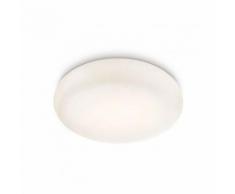 Plafonnier rond salle de bain Mist D32 cm IP44 - Blanc - Blanc