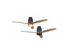 Ventilateur de Plafond Aerodynamix Eco 132cm Gris basalte Bois Naturel - CASAFAN -