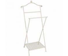 Valet de nuit blanc-teinte Dim : L46 x H98 x P35 cm