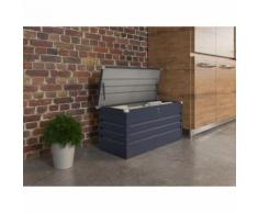 Coffre jardin "Store" métal - 680 L - 165 x 69 x 60 cm - Gris