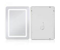 Miroir de salle de bain avec éclairage LED 9W 50x70cm