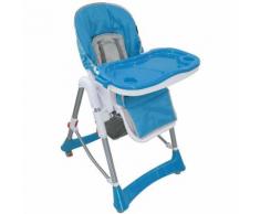 Chaise Haute pour Bébé, Chaise Pliante pour Bébé, Bleu, Taille déployée: 105 x 75 x 60 cm