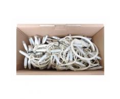 Rideaux lumineux Led 2X1.5m 18 descentes blanc chaud fixe 81W 230V caoutchouc intérieur/extérieur