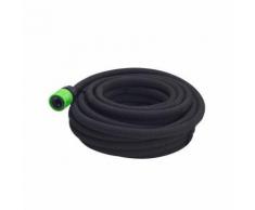 Tuyau d'arrosage poreux 12 m - Noir - 1200 cm
