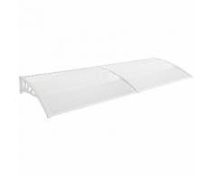 Auvent de Porte 100 x 300 cm blanc - Porte d'entrée, Marquise, Protection de l'ombre