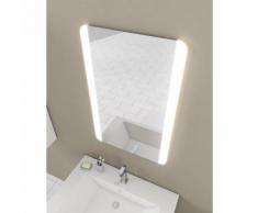 Miroir salle de bain LED auto-éclairant BORDER LINES 75x50