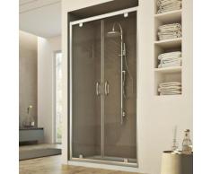 Porte Douche 80CM H185 transparent modèle Sintesi 2 Portillons