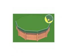 Bâche hiver Eco verte compatible piscine Cristaline Evolux 3.10x2.70m