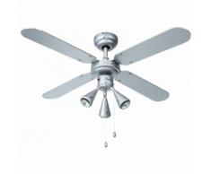 Bestron Ventilateur de plafond Gris Argenté 102 cm 50 W DLHB42S