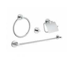 Grohe 40776001 Essentials Set d'accessoires 4 en 1, chrome